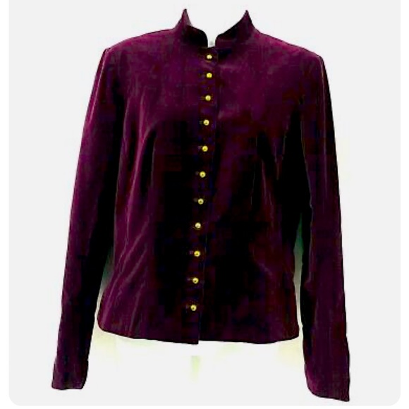 American Living vintage velvet jacket, EUC - Picture 1 of 3